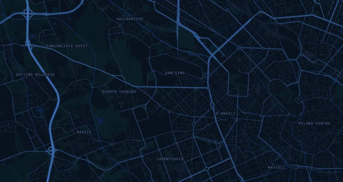 Jammer gps auto: la Centrale di controllo PROTECHTA con i veicoli sulla mappa