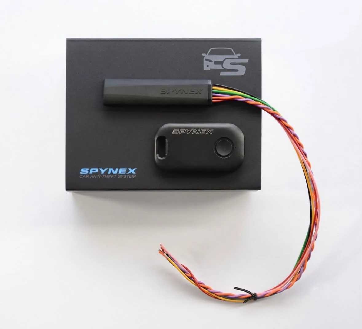 Can injection furto auto: il modulo Spynex e il tag personale visti dall'alto